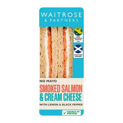 Smoked Salmon & Cream Cheese Sandwich