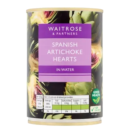 Spanish Artichoke Hearts in Water