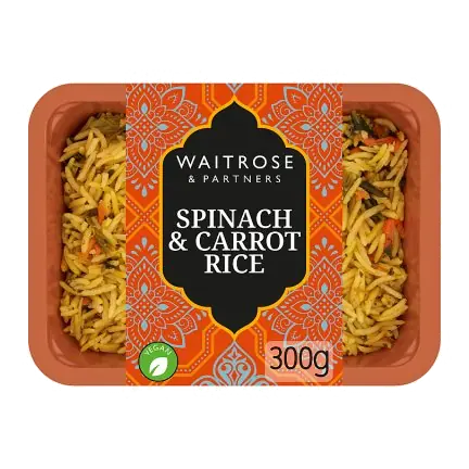 Spinach & Carrot Rice