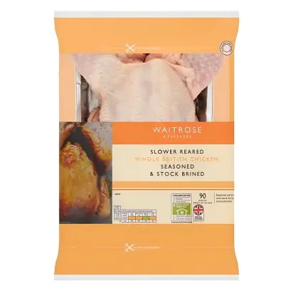 Stock Brined Whole Chicken