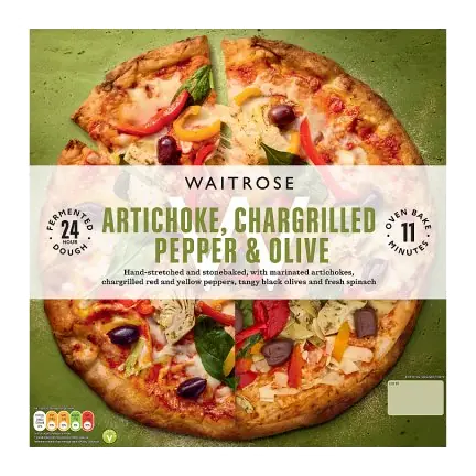 Stonebaked Artichoke, Chargrilled Pepper & Olive Pizza