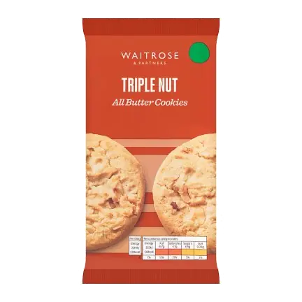 Triple Nut All Butter Cookies
