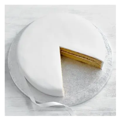 Undecorated Golden Sponge Cake