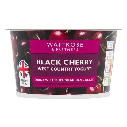 West Country Black Cherry Yogurt