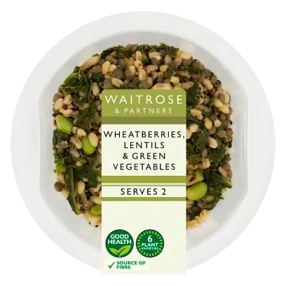 Wheatberries, Lentils & Green Veg