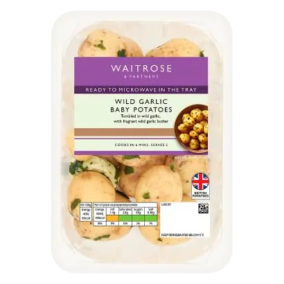 Wild Garlic Baby Potatoes