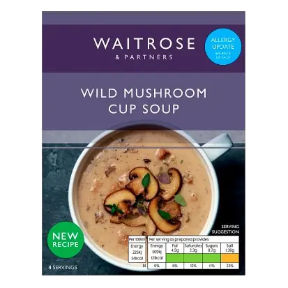 Wild Mushroom Cup Soup