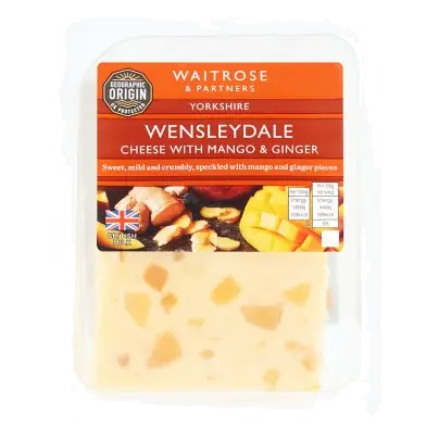 Yorkshire Wensleydale Cheese with Mango & Ginger Strength 2