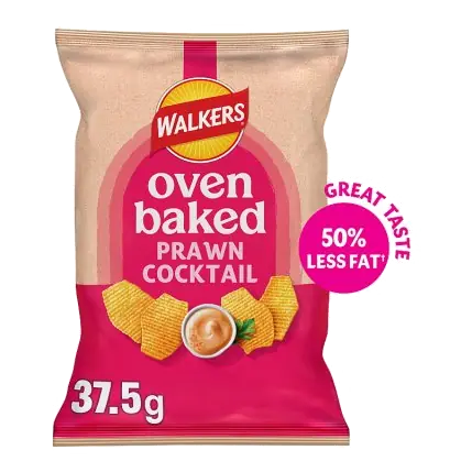 Baked Crisps Prawn Cocktail Snacks