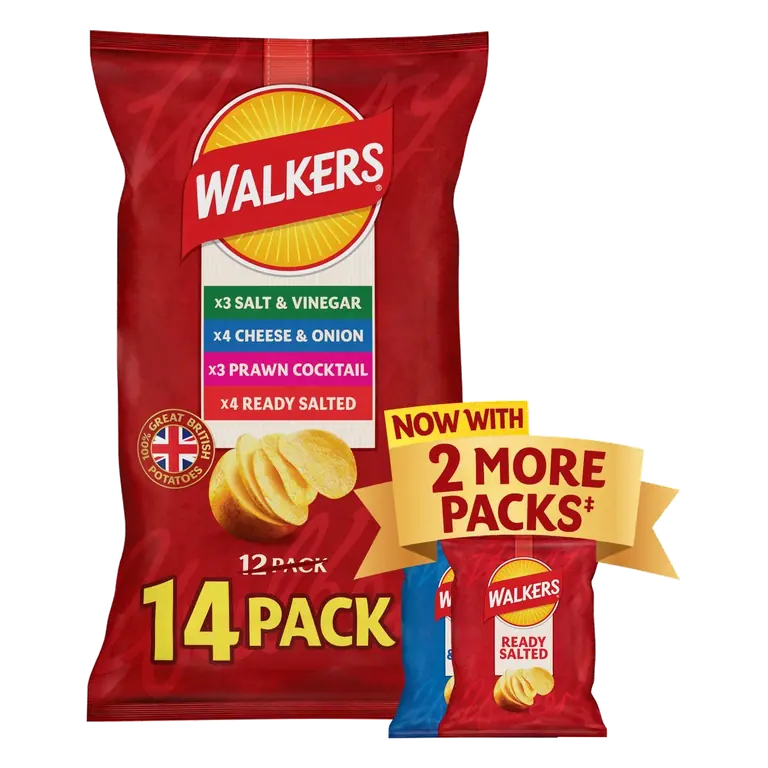 Classic Variety Multipack Crisps 14 x 25g