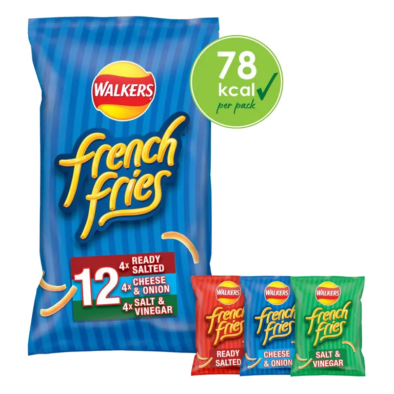 French Fries Variety Multipack Crisps Snacks 12x18g