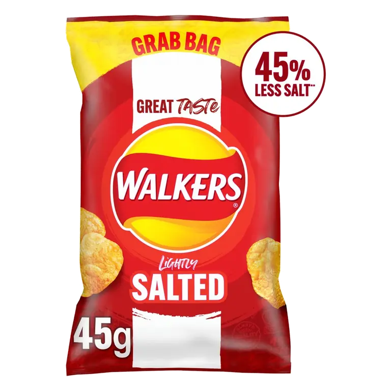 Less Salt Lightly Salted Crisps 45g