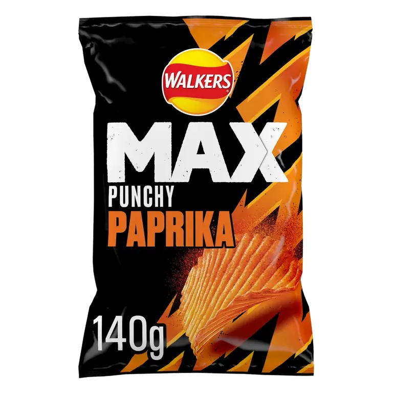 Max Punchy Paprika Sharing Crisps 140g