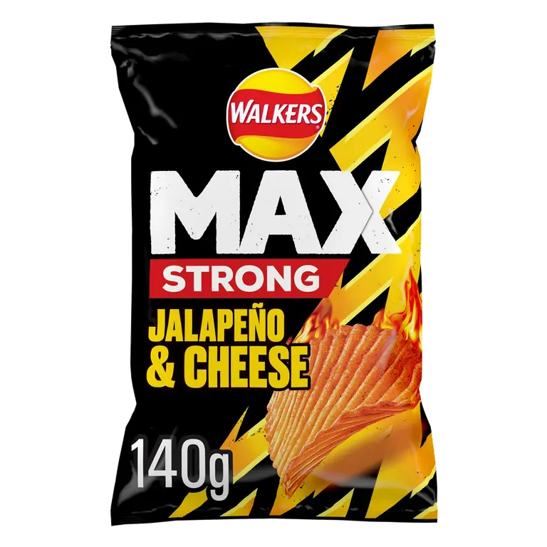 Jalapeño & Cheese Sharing Crisps 140g
