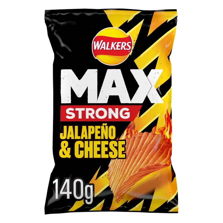 Max Strong Jalapeno & Cheese Sharing Crisps