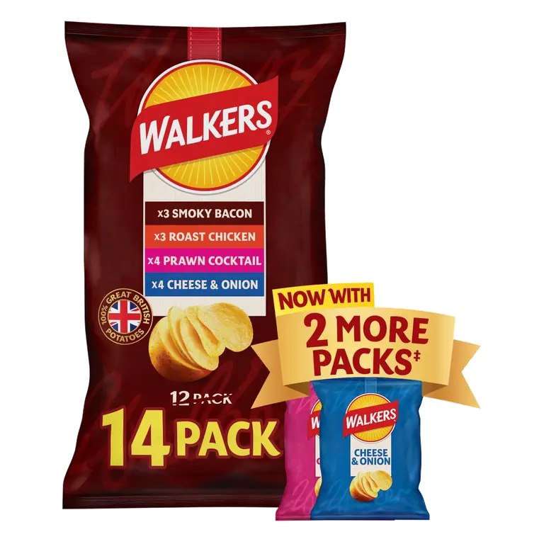 Meaty Variety Multipack Crisps 14 x 25g
