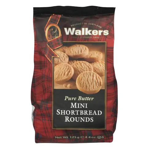 Mini Shortbread Rounds 125 g