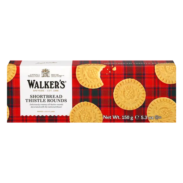 Pure Butter Shortbread Rounds Cookies