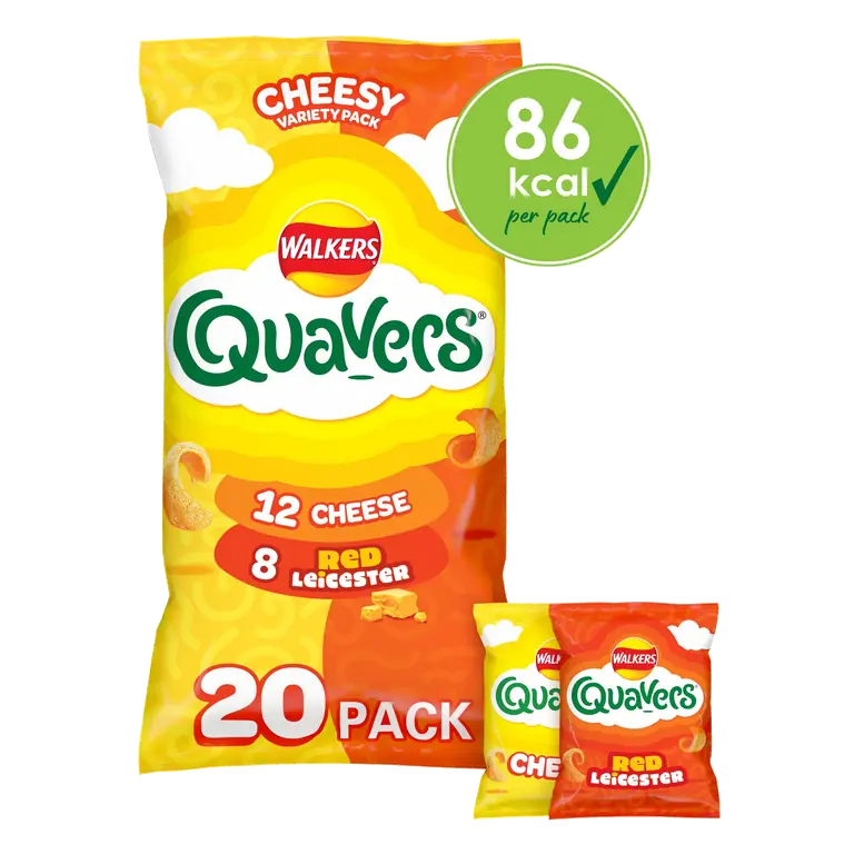Walkers Quavers Cheesy Variety Pack 20 x 16g