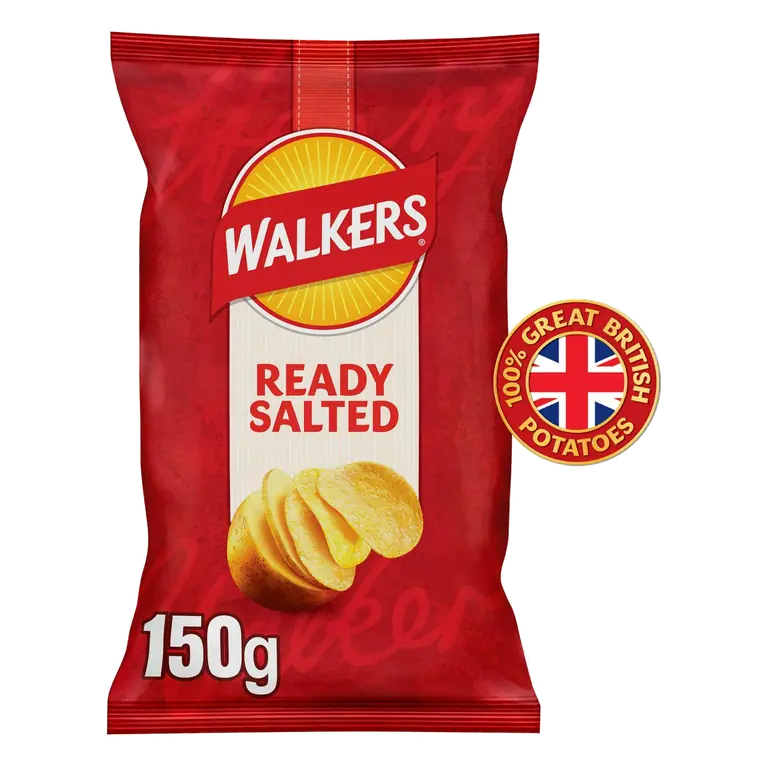 Ready Salted Sharing Crisps 150g