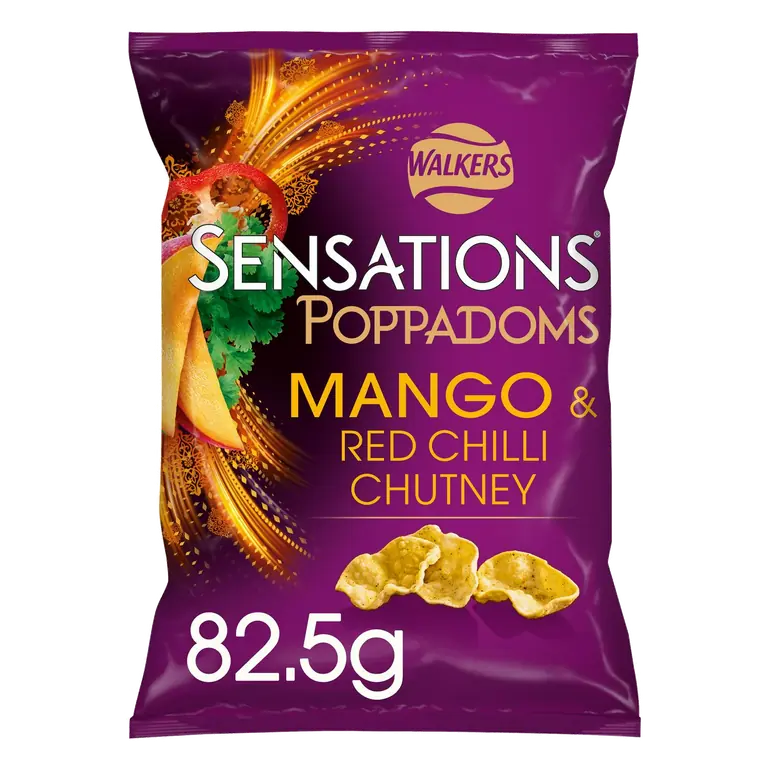 Sensations Mango & Chilli Chutney Sharing Poppadoms 82.5g