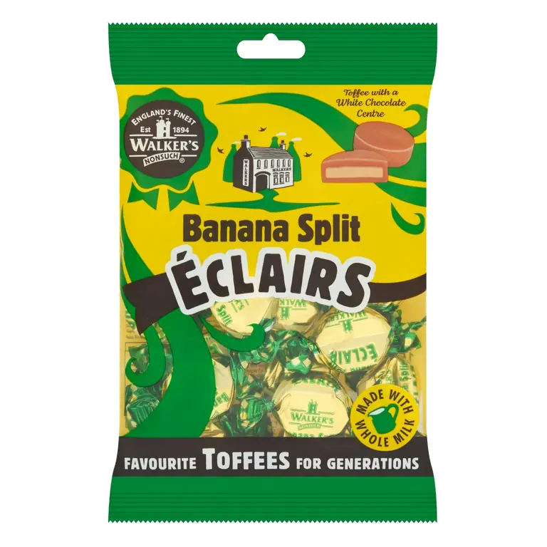 Walker's Nonsuch Banana Eclairs 150g