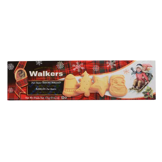 Short Bread Cookies Festive Shapes Pure Butter 175 g