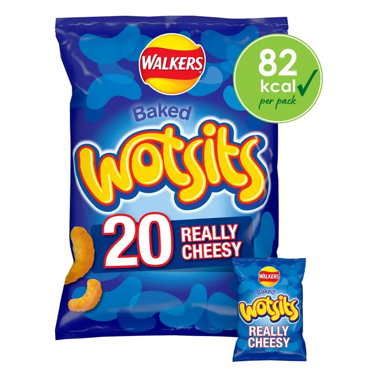 Wotsits Cheese Multipack Snacks Crisps 20 x 16.5g