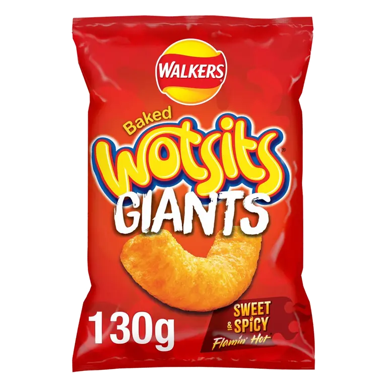 Wotsits Giants Sweet & Spicy Sharing Snacks Crisps