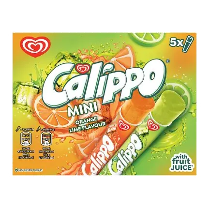 Calippo Mini Orange & Lemon-Lime Ice Lollies