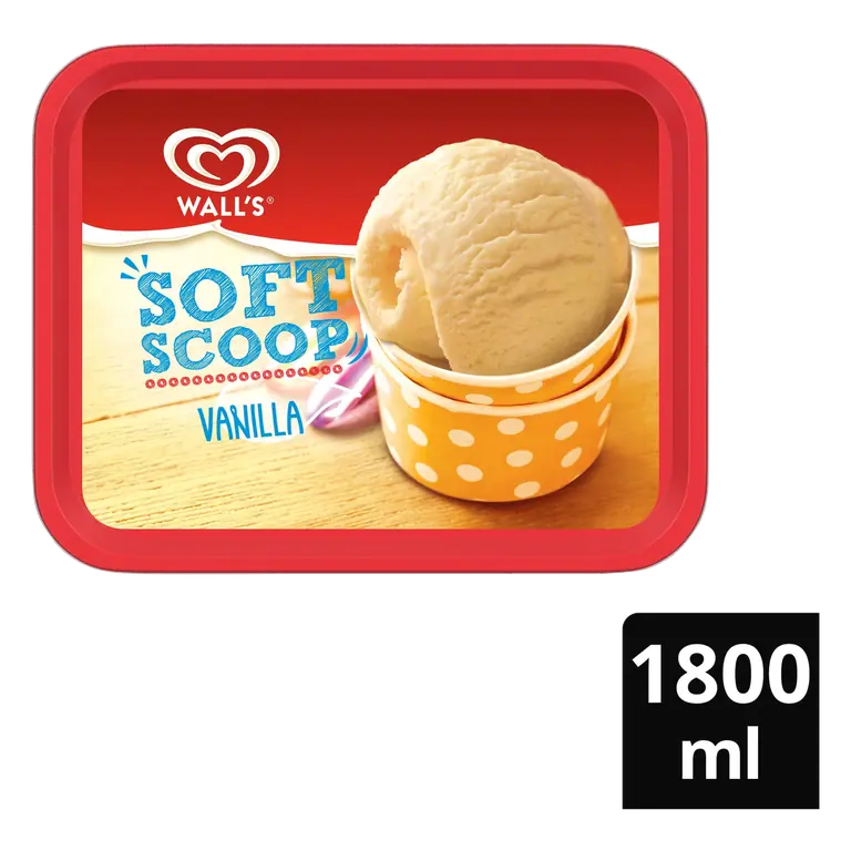 Wall's Vanilla Ice Cream Dessert 1800ml