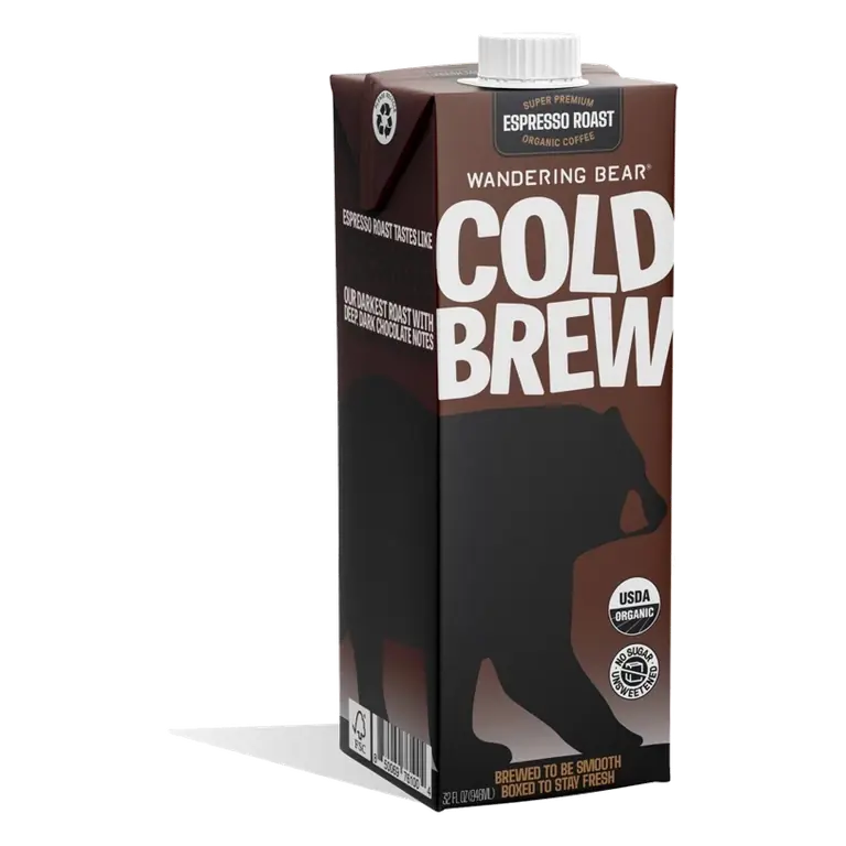 Wandering Bear Coffee Espresso Roast Coffee, 32 fl oz