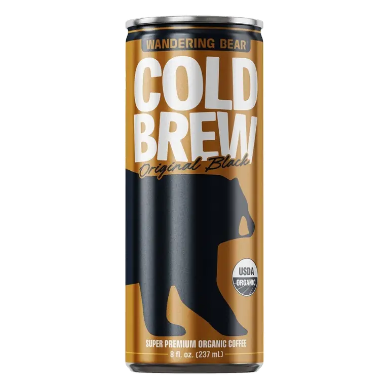 Wandering Bear Coffee Original Black Cold Brew, 8 fl oz