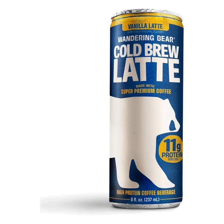 Wandering Bear Coffee Vanilla Latte, 8 fl oz