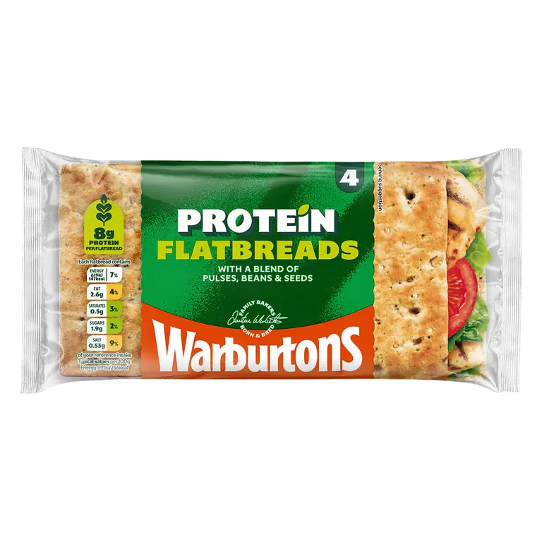 Warburtons 4 Protein Flatbreads