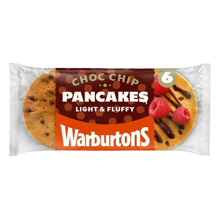 6 Chocolate Chip Pancakes