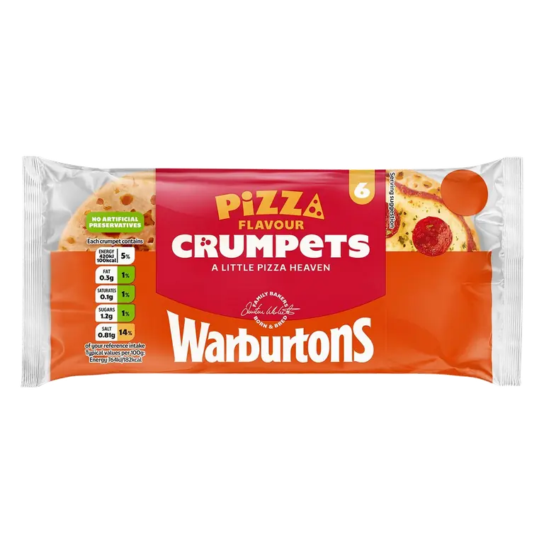 6 Pizza Flavour Crumpets