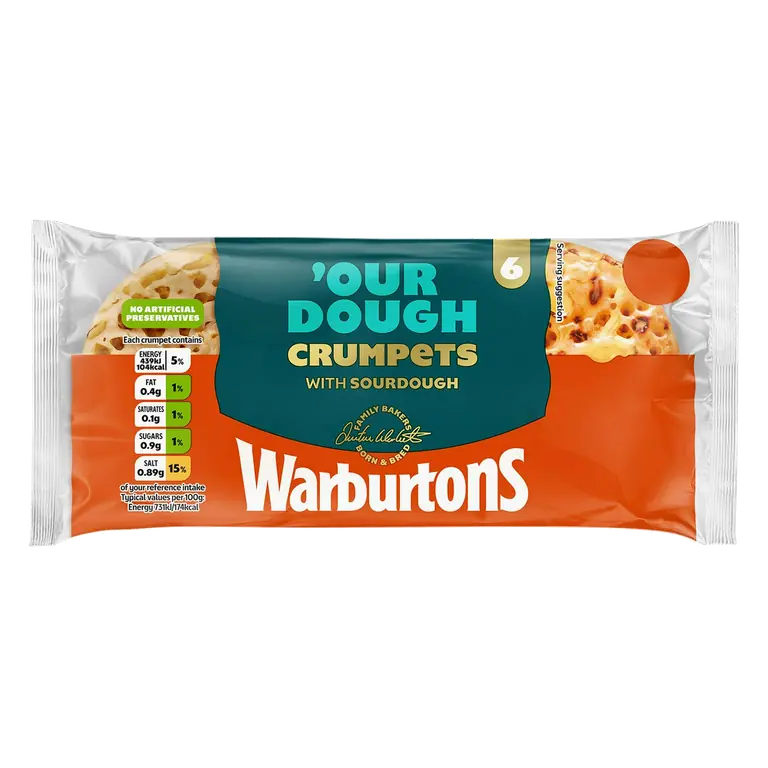 6 x Our Dough Crumpets with Sourdough