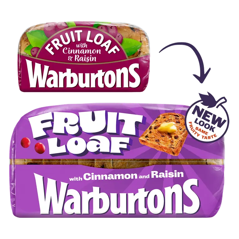 Warburtons Family Bakers Fruit Loaf with Cinnamon and Raisin 400g