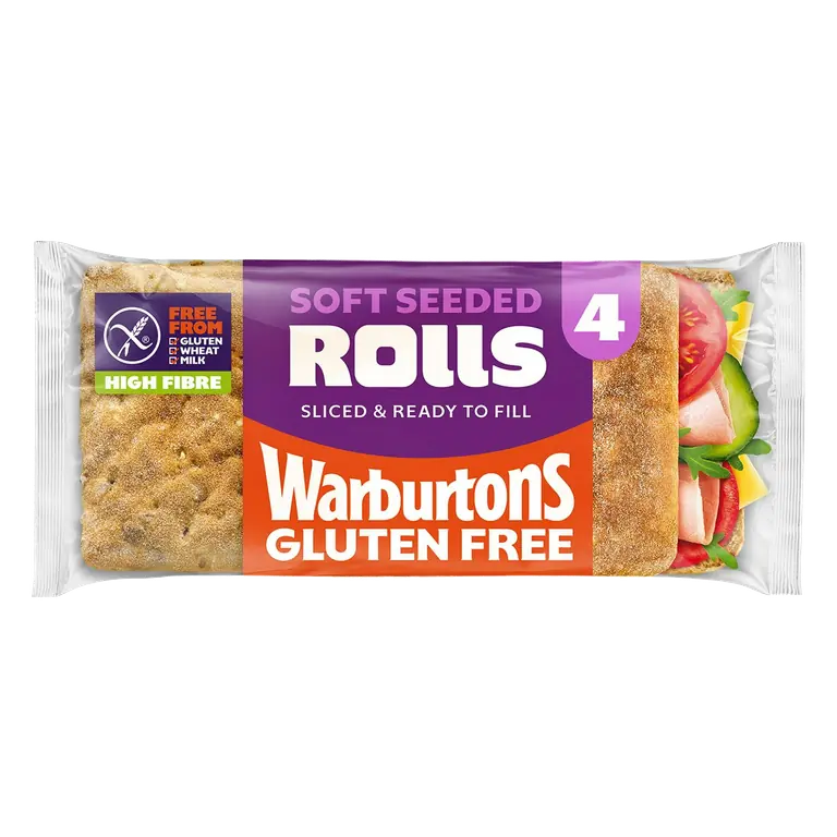 Gluten Free Super Soft Seeded Sliced Rolls