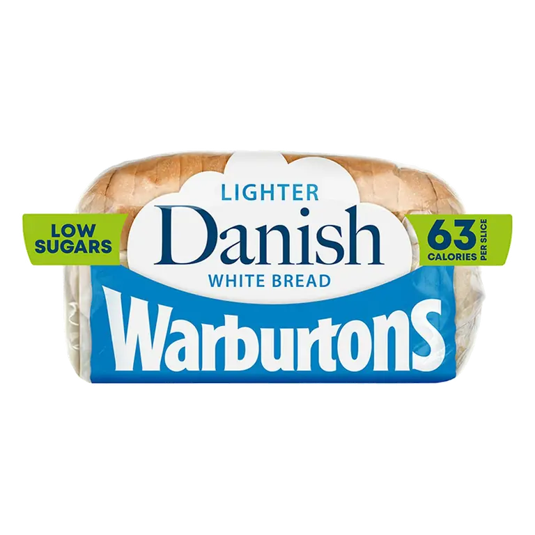 Lighter Medium Sliced Danish White Bread 400g