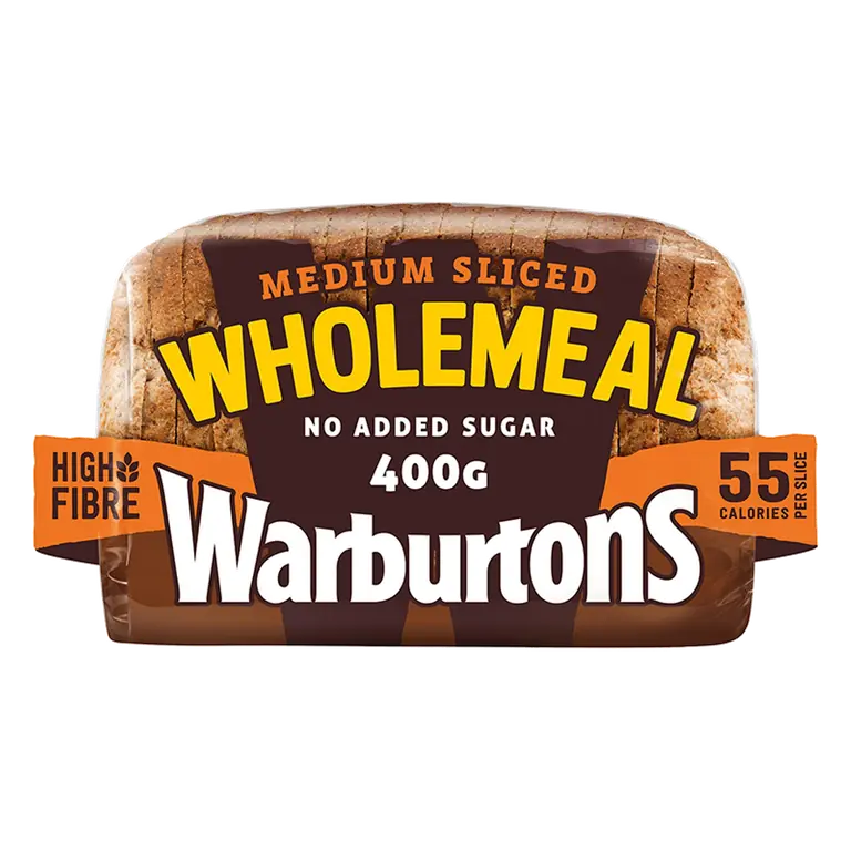 Warburtons Medium Sliced Wholemeal 400g