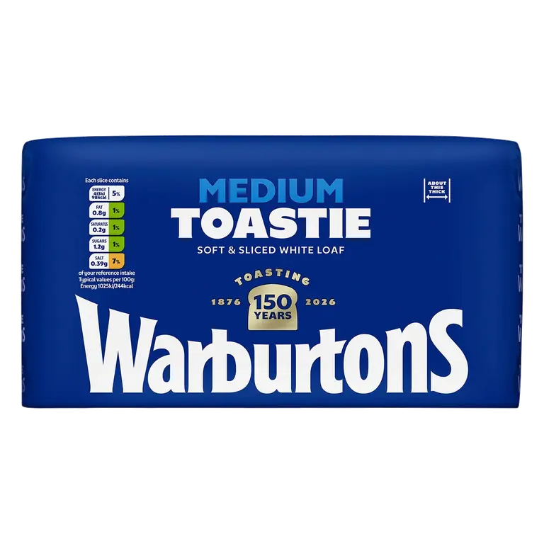 Medium White Bread 800g