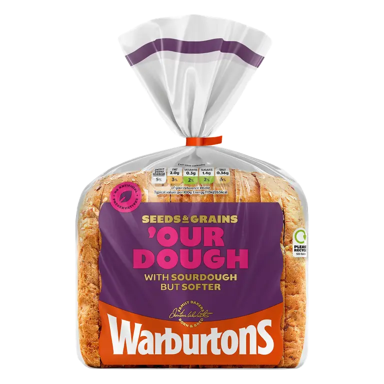 Warburtons Seeds & Grains 'Our Dough 400g