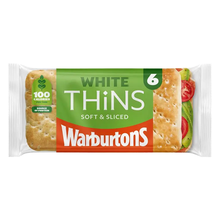 Soft White Sliced Sandwich Thins