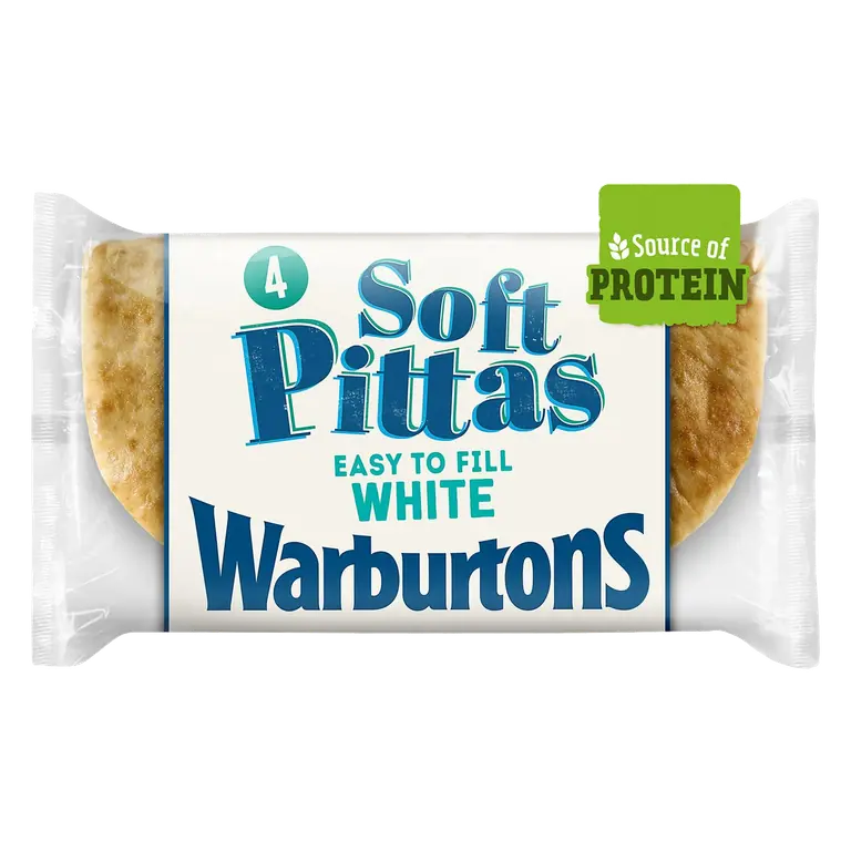 White Soft Pittas x4