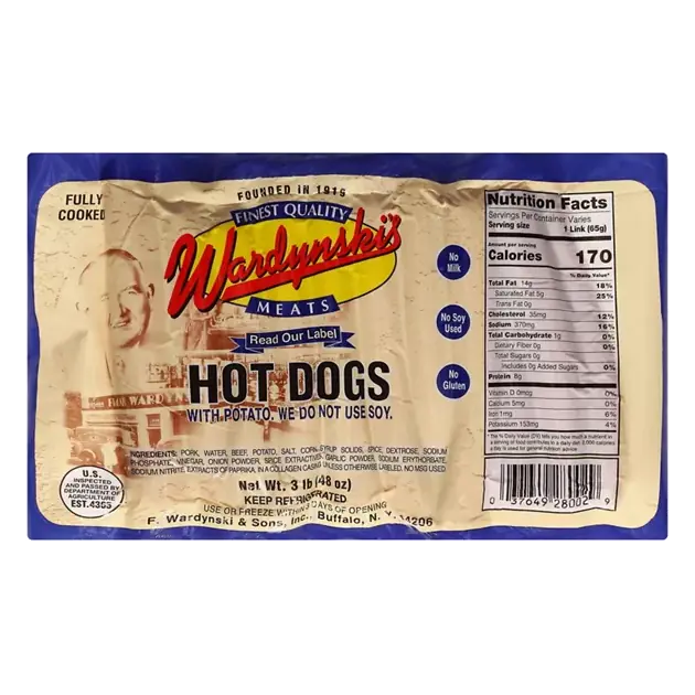 Hot Dogs, with Potato