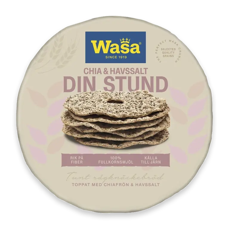 Knäckebröd Din Stund Chia & Havssalt 260g