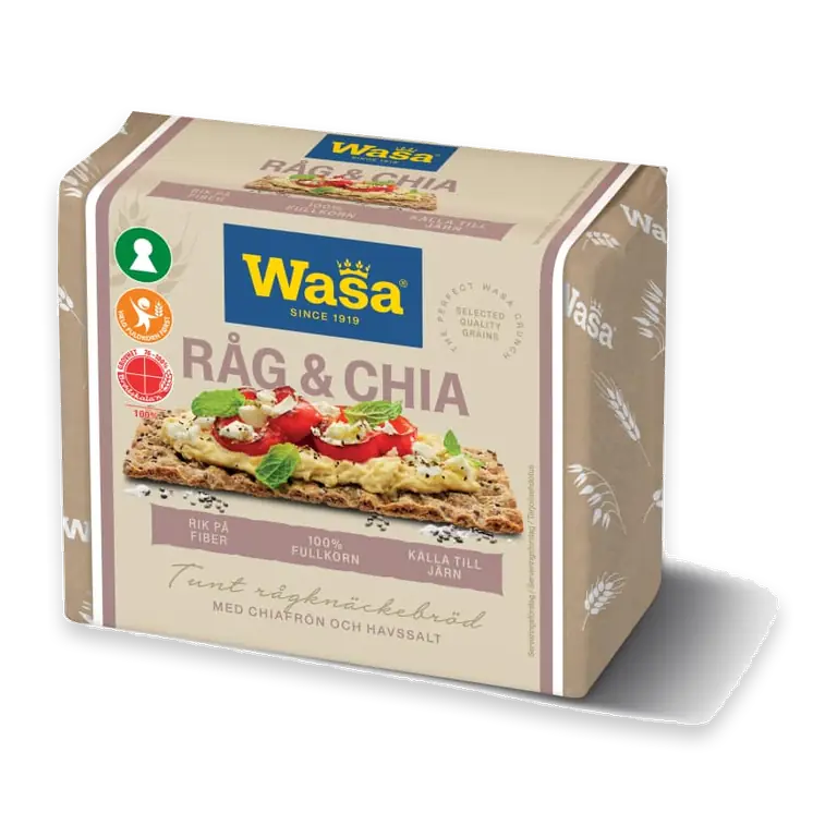 Knäckebröd Mersmak Råg & Chia