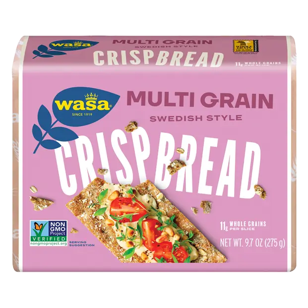 Multigrain Swedish Style Crispbread Crackers
